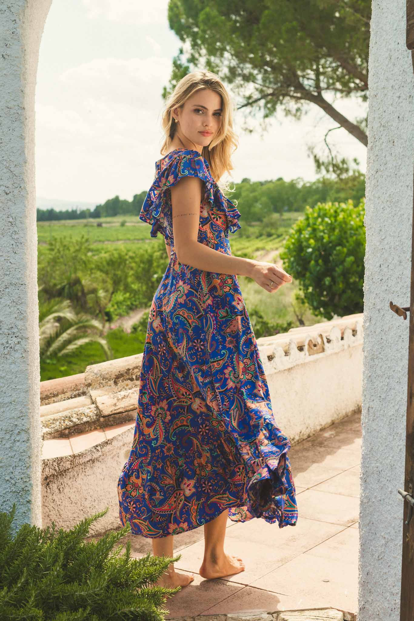 Jaase Nirvana Print Krista Kleid Jaase Australia