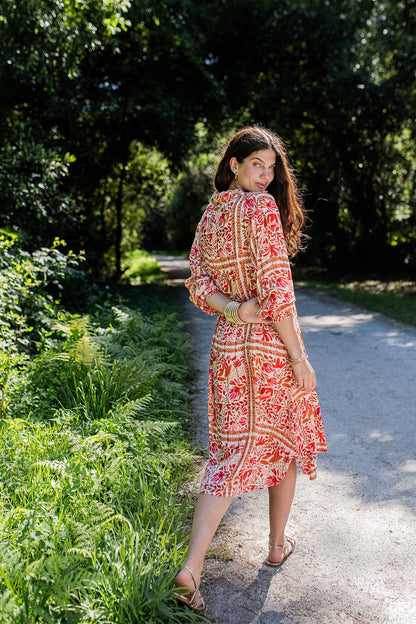 HAVANNAROT, LANGE BLUSE Piti Cuiti