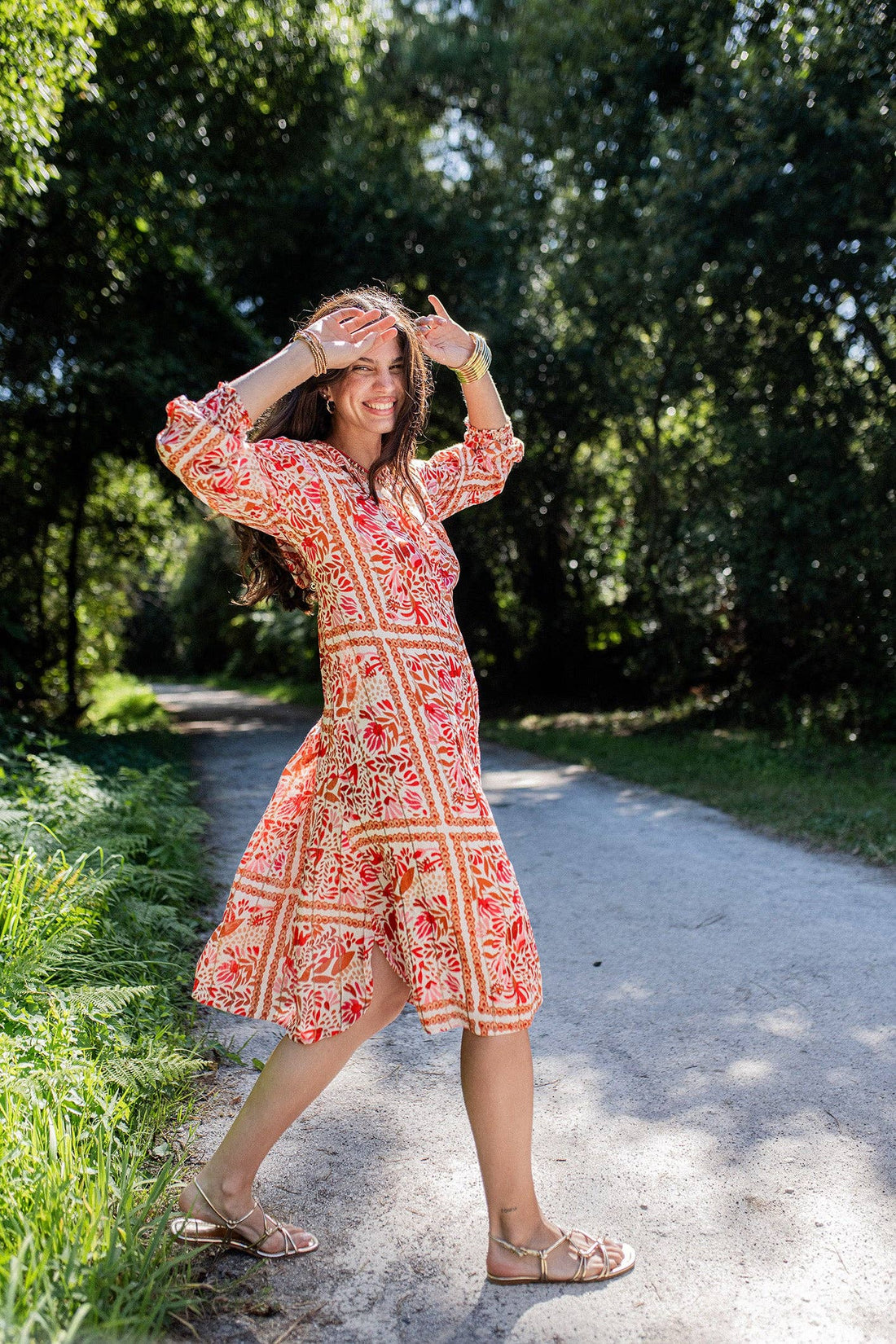 HAVANNAROT, LANGE BLUSE Piti Cuiti