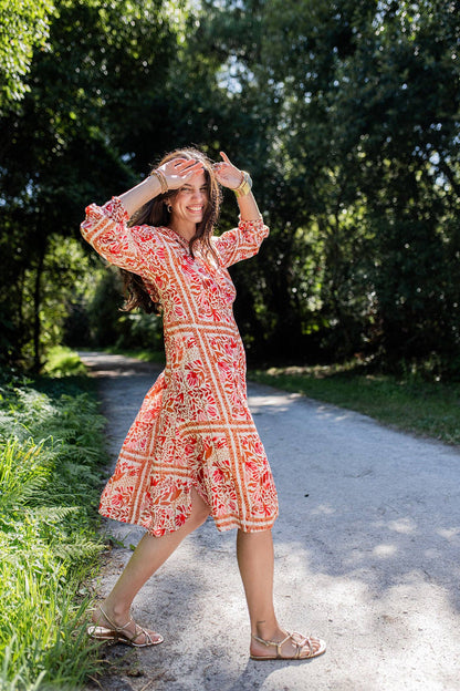 HAVANNAROT, LANGE BLUSE Piti Cuiti