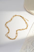 Dreireihige goldene Halskette mit feinen Kugelketten aus Edelstahl, 18K vergoldet