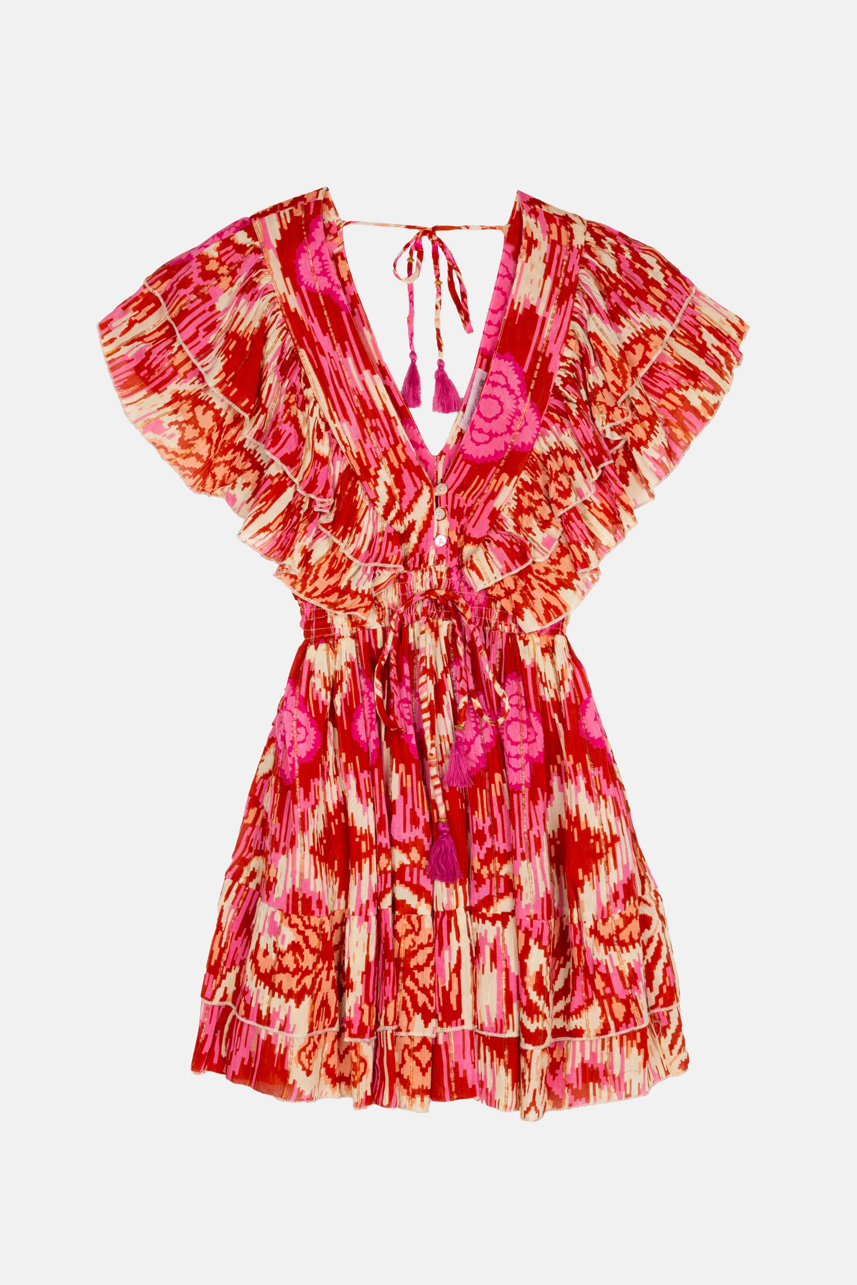 BORA BORA ROSAFARBENES KURZES KLEID Piti Cuiti