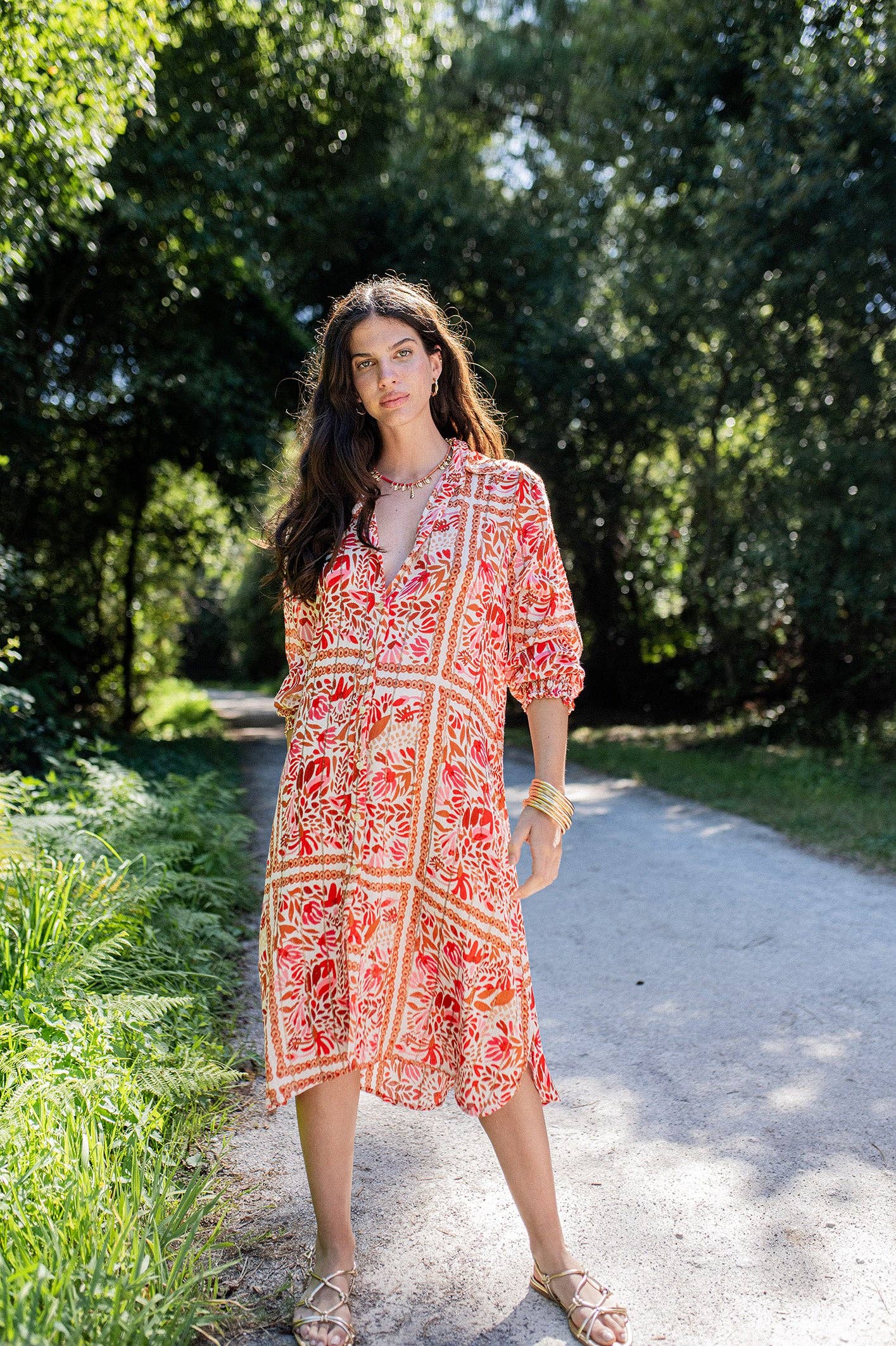 HAVANNAROT, LANGE BLUSE Piti Cuiti