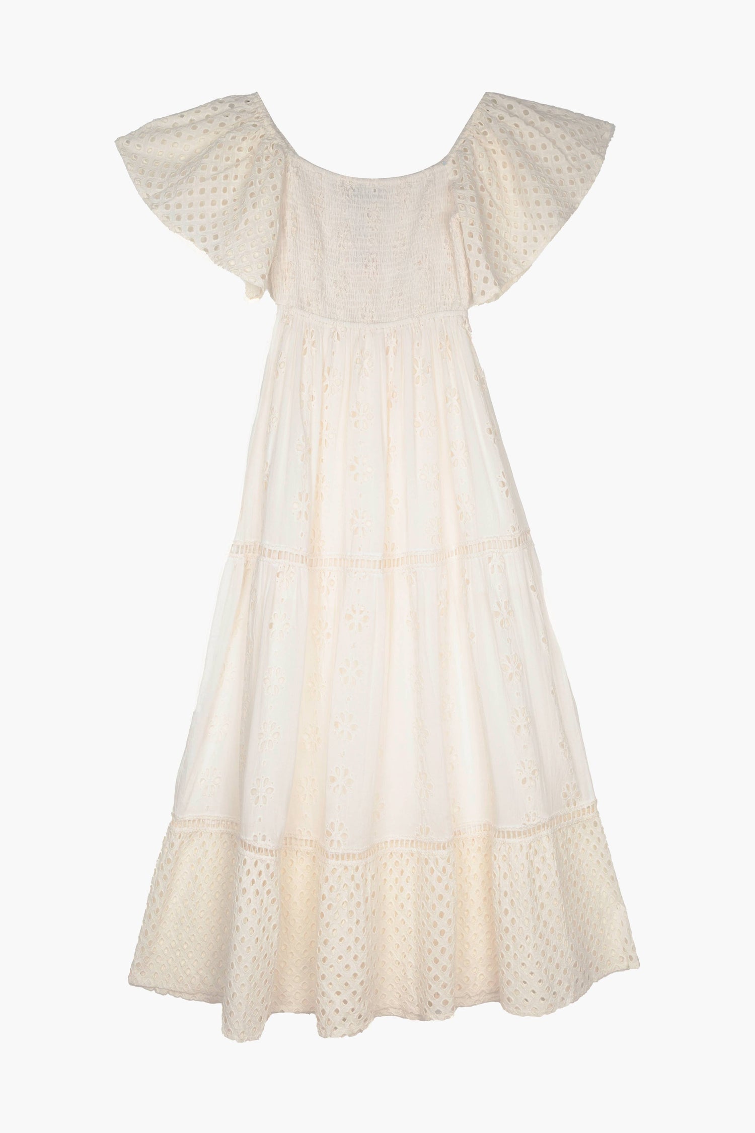 SICILIA WEISSES LANGES KLEID Piti Cuiti