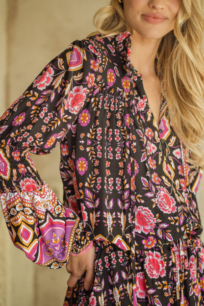 MINIKLEID SAINT MIT KIRSCHBLÜTEN-PRINT Jaase