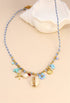 Calypso Coast – Bunte Boho-Kette mit Muschel, Perle, Seestern & Goldakzenten, 18K vergoldet, maritimes Design