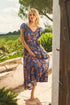 Jaase Nirvana Print Krista Kleid Jaase Australia