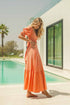 Jaase Peach Paradise Print Maxirock Jaase Australia