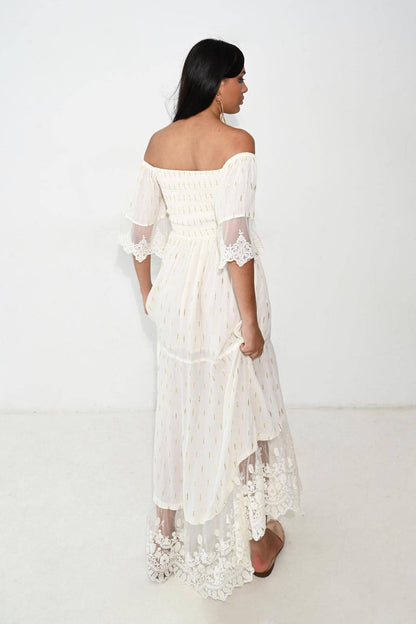 WEISSES LANGES KLEID VON KATIA Piti Cuiti