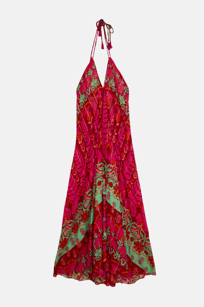 ROSAFARBENES LANGES KLEID VON IPANEMA Piti Cuiti