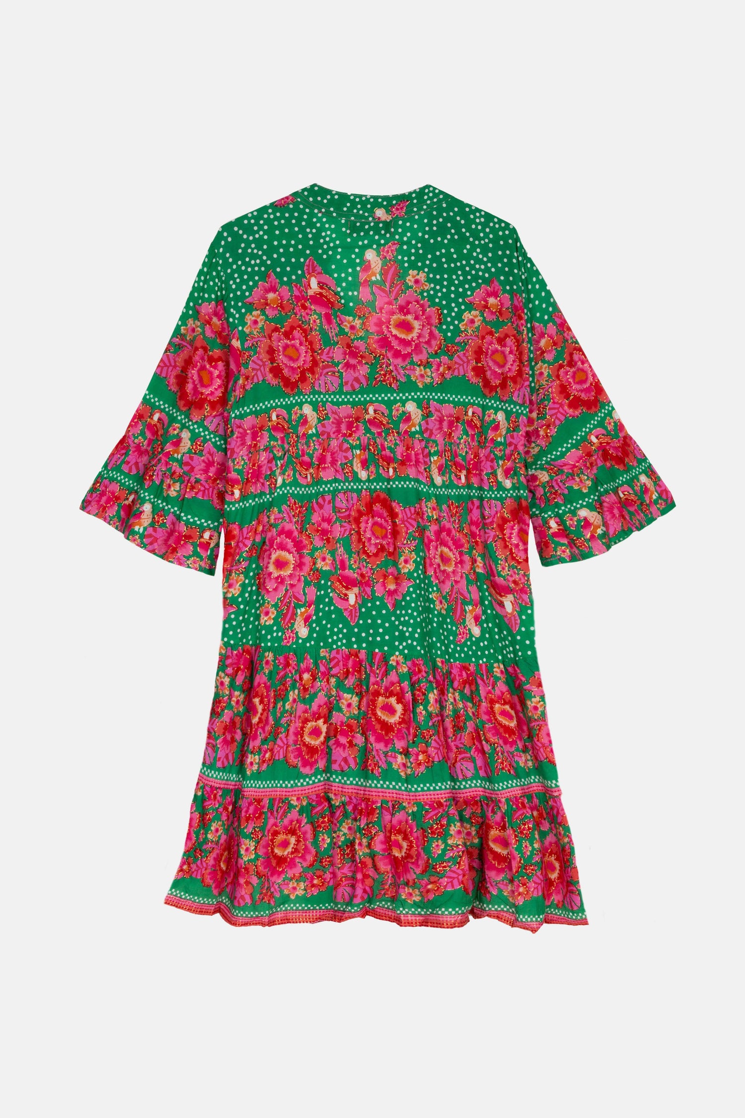 HAWAIIANISCHES GRÜNES KURZES KLEID Piti Cuiti