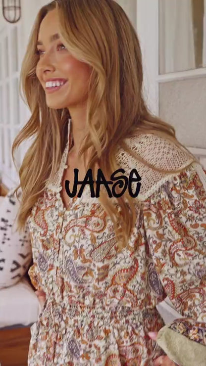 Jaase Oakie Print Olivia Minikleid – Dein Must-Have für jede Gelegenheit