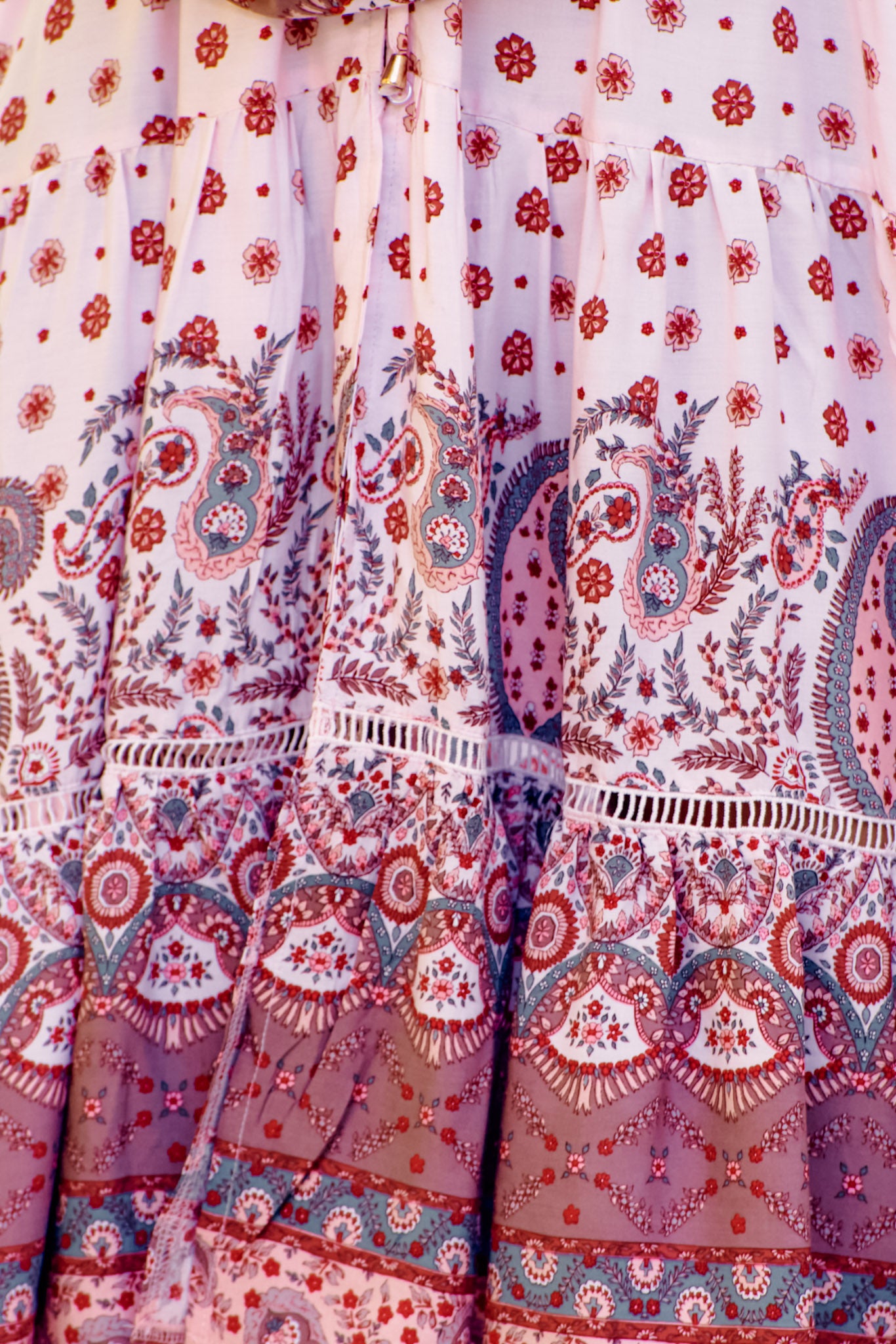 Jaase Poppy Print Midi Kleid Frollein Herzblut