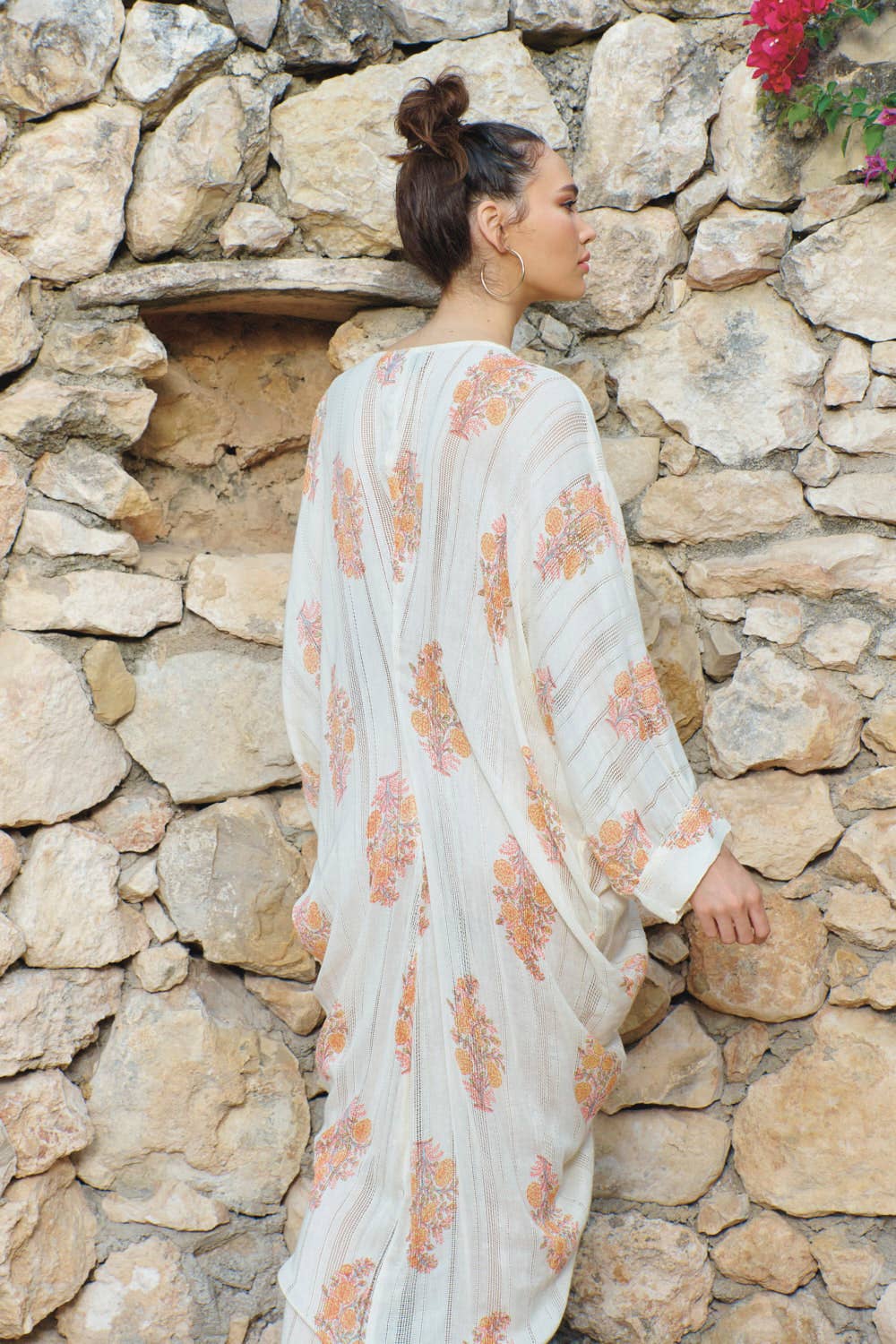 Kaftankleid orange Piti Cuiti