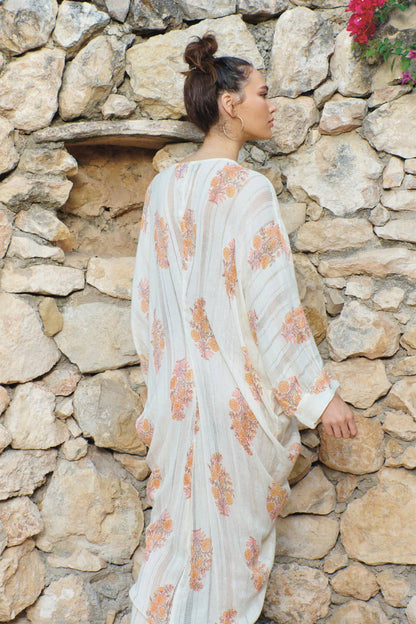 Kaftankleid orange Piti Cuiti